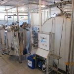 Modular milk processing workshop with a capacity of up to 5 tons per day