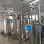 Modular milk processing workshop with a capacity of up to 2 tons per day