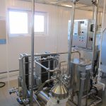 Modular milk processing workshop with a capacity of up to 5 tons per day