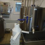 Modular milk processing workshop with a capacity of up to 1 ton per day