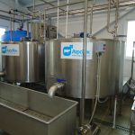 Modular milk processing workshop with a capacity of up to 3 tons per day