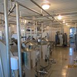 Modular milk processing workshop with a capacity of up to 5 tons per day