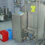 Prefabricated milk processing plant with the capacity of up to 10 tons per day