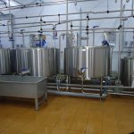 Prefabricated milk processing plant with the capacity of up to 20 tons per day