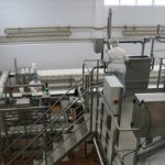 Prefabricated milk processing plant with the capacity of up to 100 tons per day