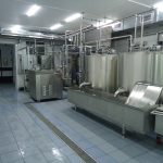 Prefabricated milk processing plant with the capacity of up to 20 tons per day