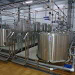 Prefabricated milk processing plant with the capacity of up to 20 tons per day