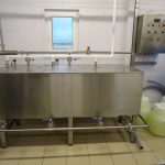 Modular milk processing workshop with a capacity of up to 1 ton per day