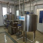 Modular milk processing workshop with a capacity of up to 3 tons per day