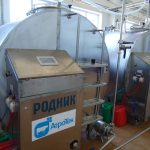 Prefabricated milk processing plant with the capacity of up to 20 tons per day