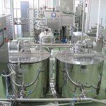 Prefabricated milk processing plant with the capacity of up to 100 tons per day