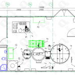 Modular milk processing workshop with a capacity of up to 2 tons per day