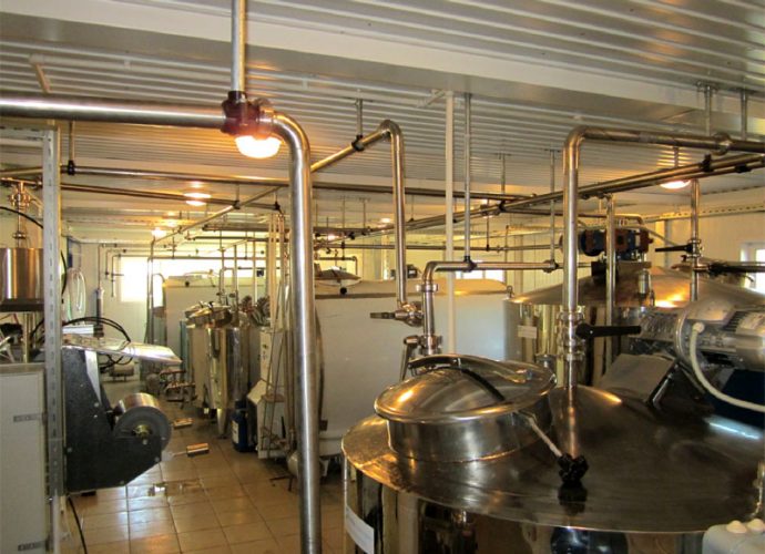 LLC Sibetalon, Tyumen Region. Milk processing workshop with the capacity of up to 5 tons per day, modular design