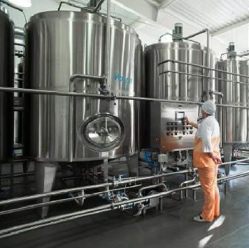 Pump control in pasteurization, bottling and CIP processes