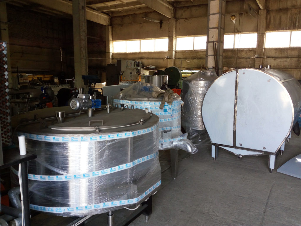 New Equipment for a Milk Processing Plant