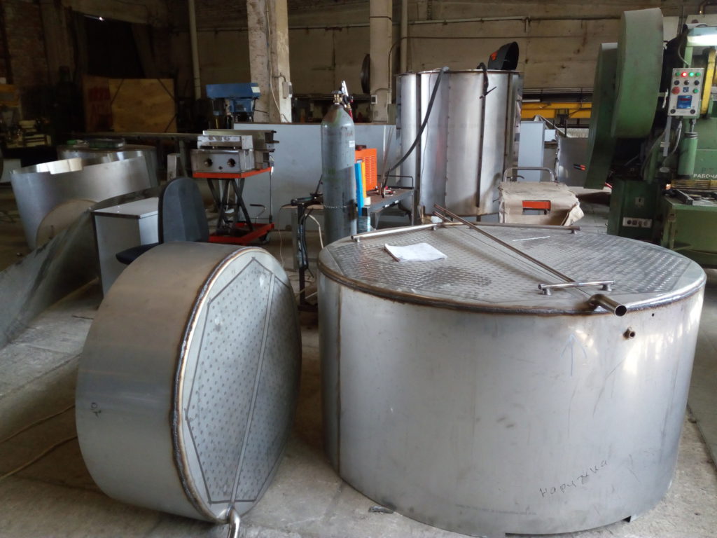 New Equipment for a Milk Processing Plant