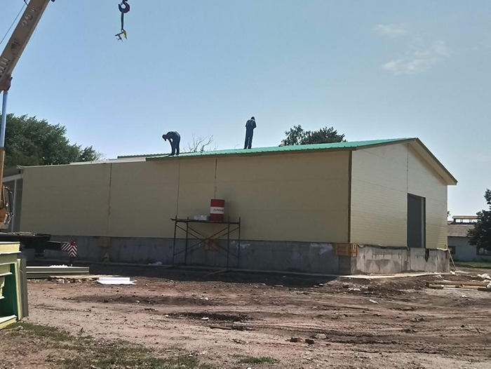 Construction of a dairy workshop in the Krasnodar Territory